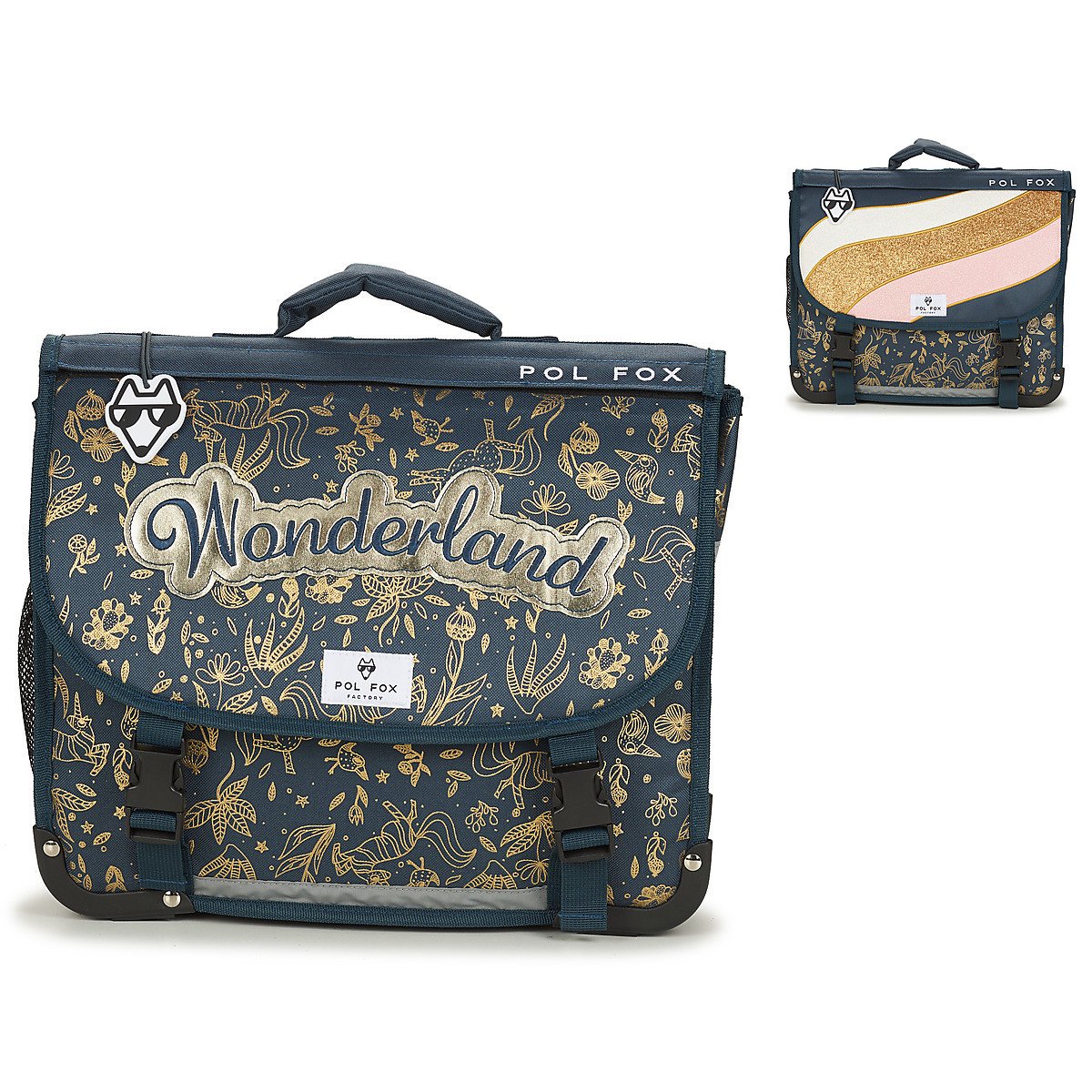 Pol Fox  CARTABLE WONDERLAND 38 CM  Tmavě modrá