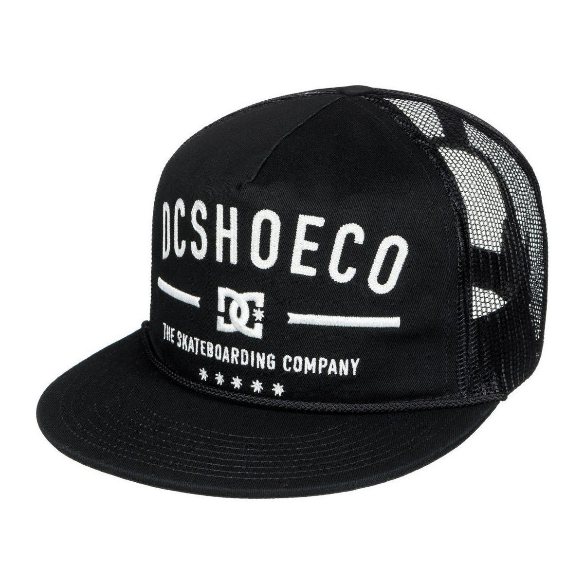 DC Shoes  DCSHSADYHA03542-KVJO DC WALL BITTEN TRUCKER HAT  Černá