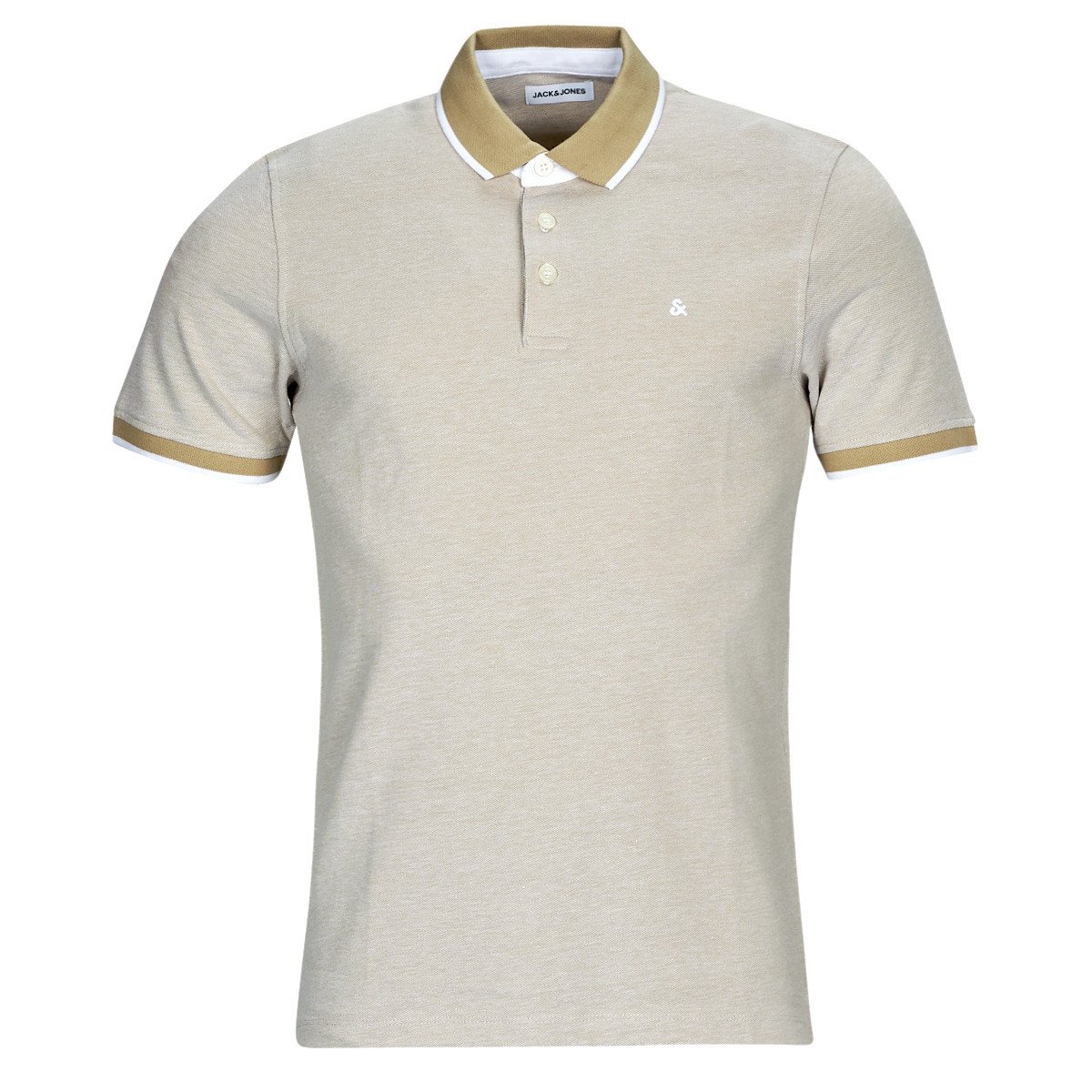 Jack & Jones  JJEPAULOS POLO SS  Béžová