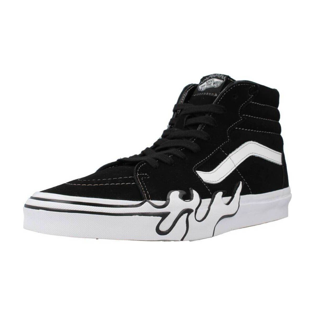 Vans  SK8-HI FLAME  Černá