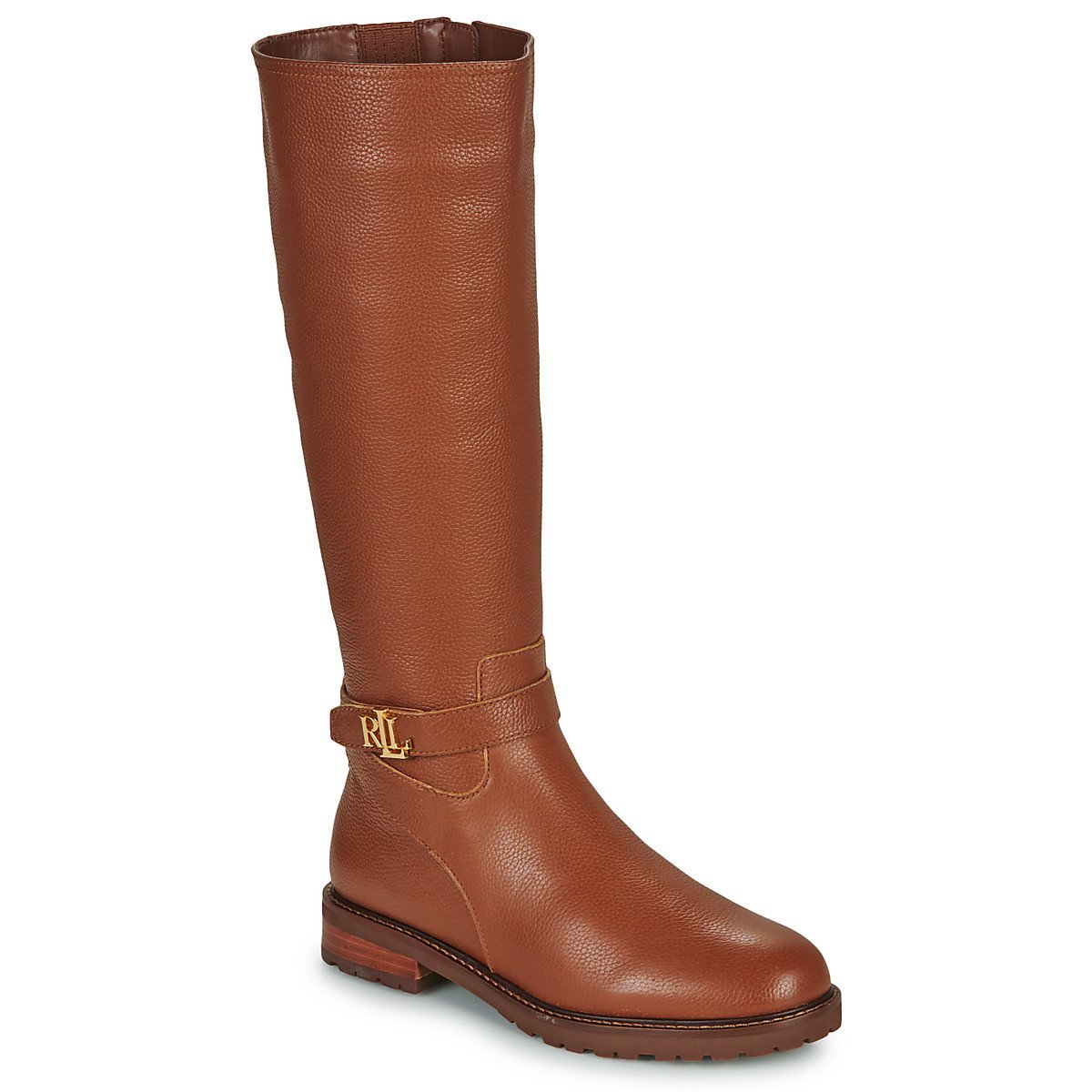 Lauren Ralph Lauren  HALLEE-BOOTS-TALL BOOT  Hnědá