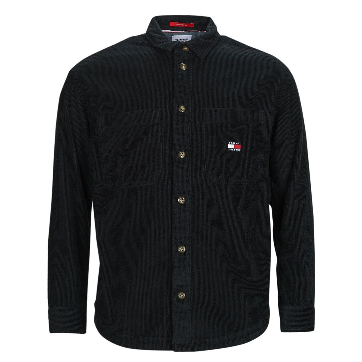 Tommy Jeans  TJM CASUAL CORDUROY OVERSHIRT  Černá