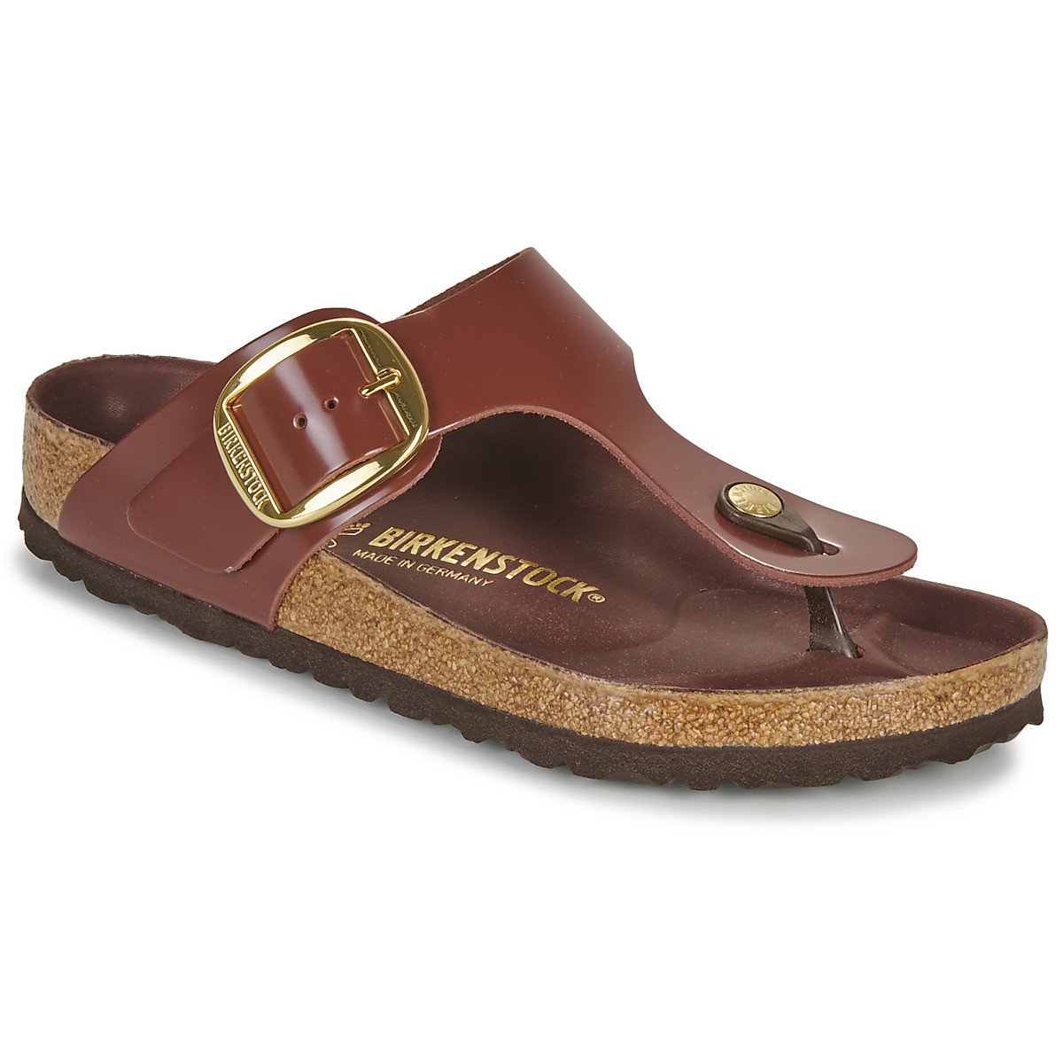 Birkenstock  GIZEH BIG BUCKLE  Hnědá