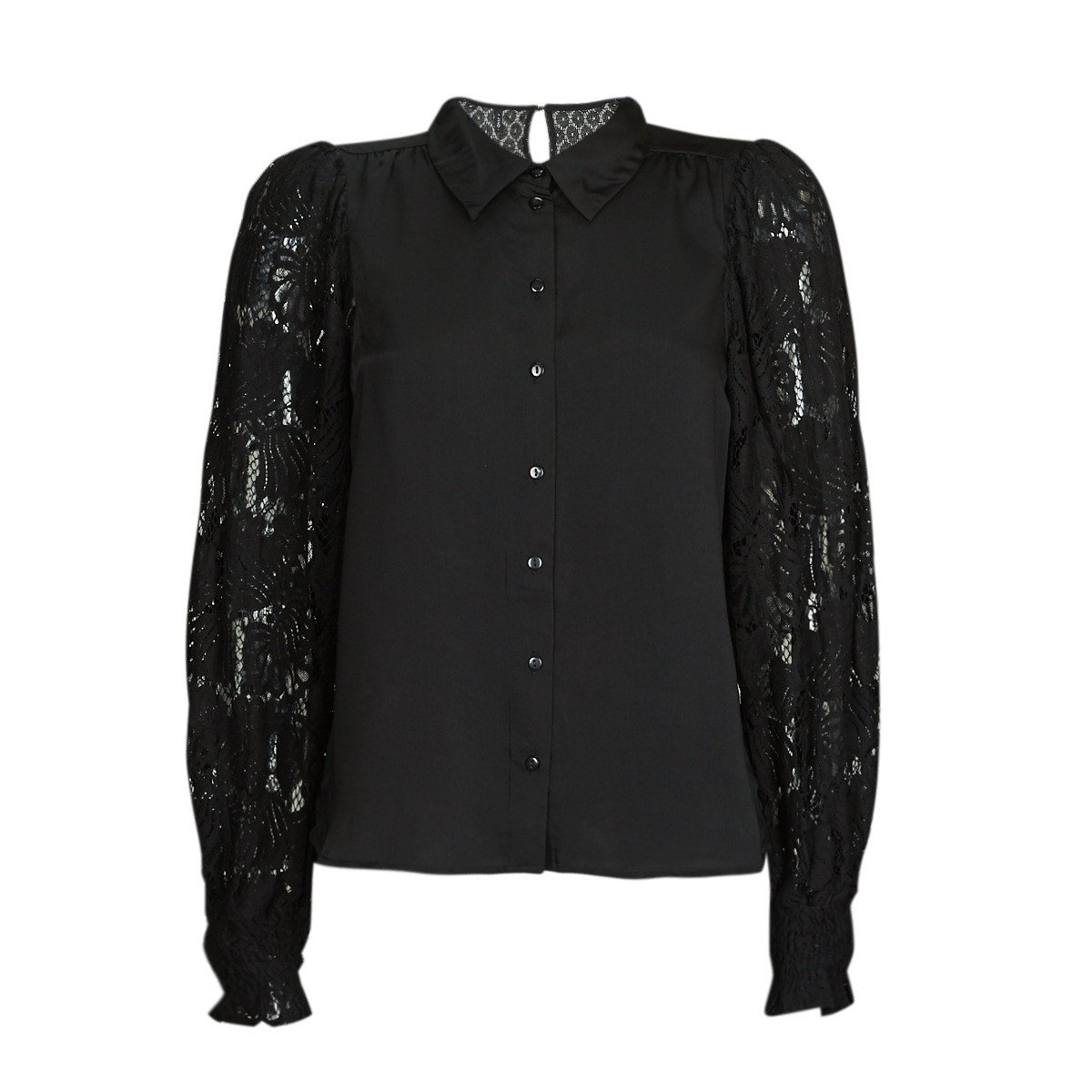 Vero Moda  VMCABENA L/S SHIRT WVN BTQ  Černá