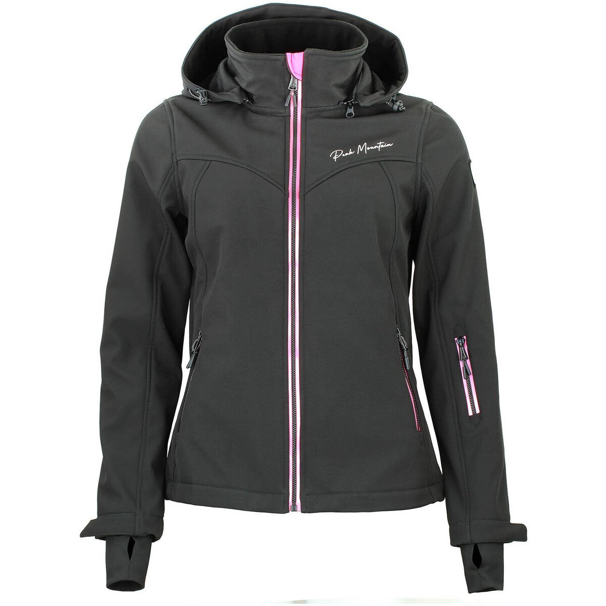 Peak Mountain  Blouson softshell femme AMALEO  Černá