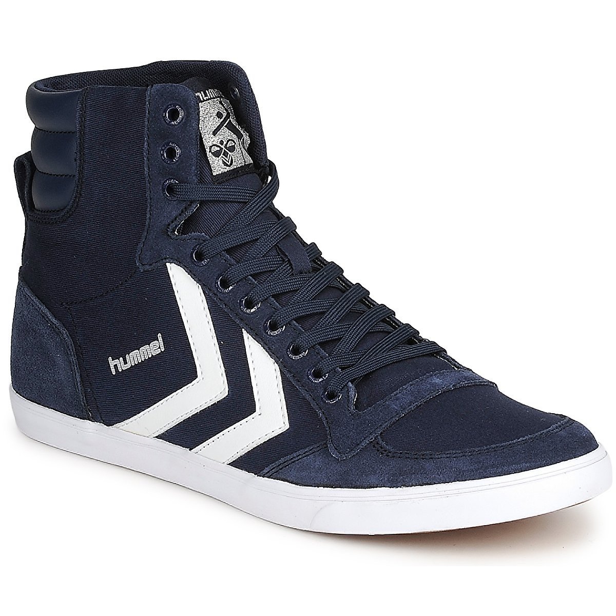 hummel  TEN STAR HIGH CANVAS  Tmavě modrá