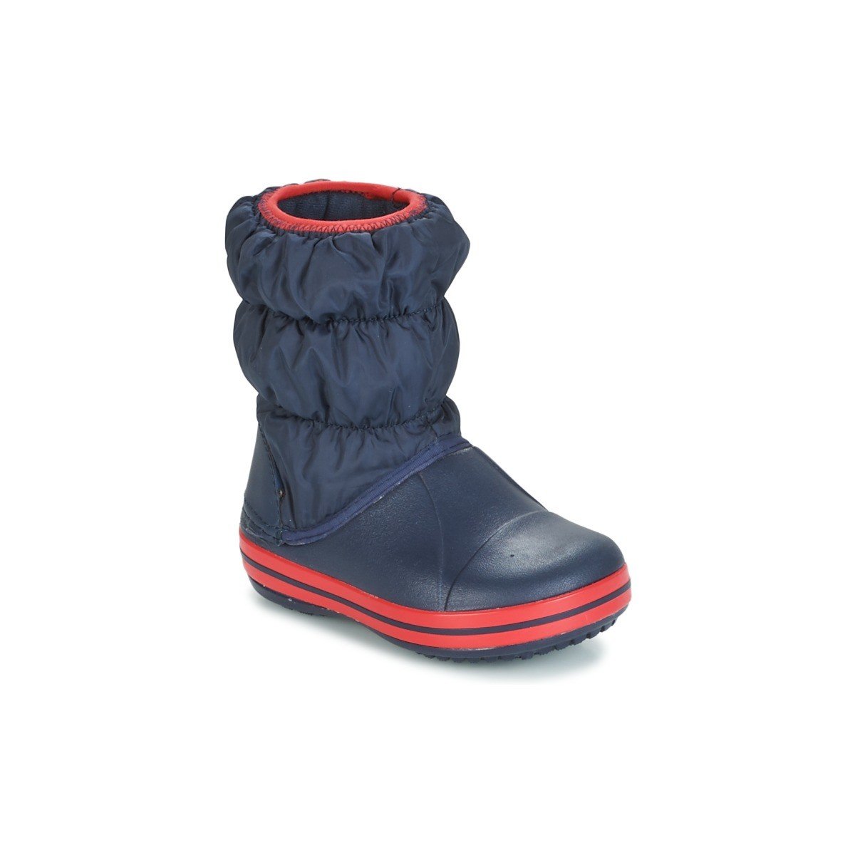 Crocs  WINTER PUFF BOOT KIDS  Modrá