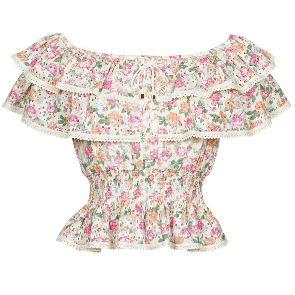 Guess  SS NEW ISOTTA TOP  Růžová