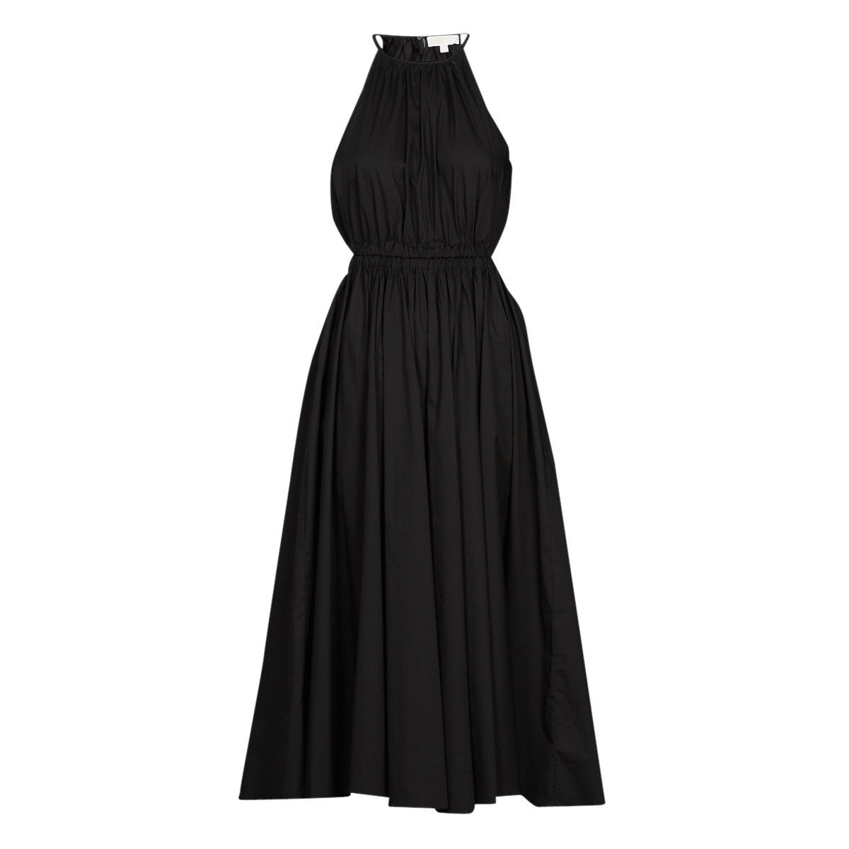 MICHAEL Michael Kors  HALTER CTN MIDI DRESS  Černá