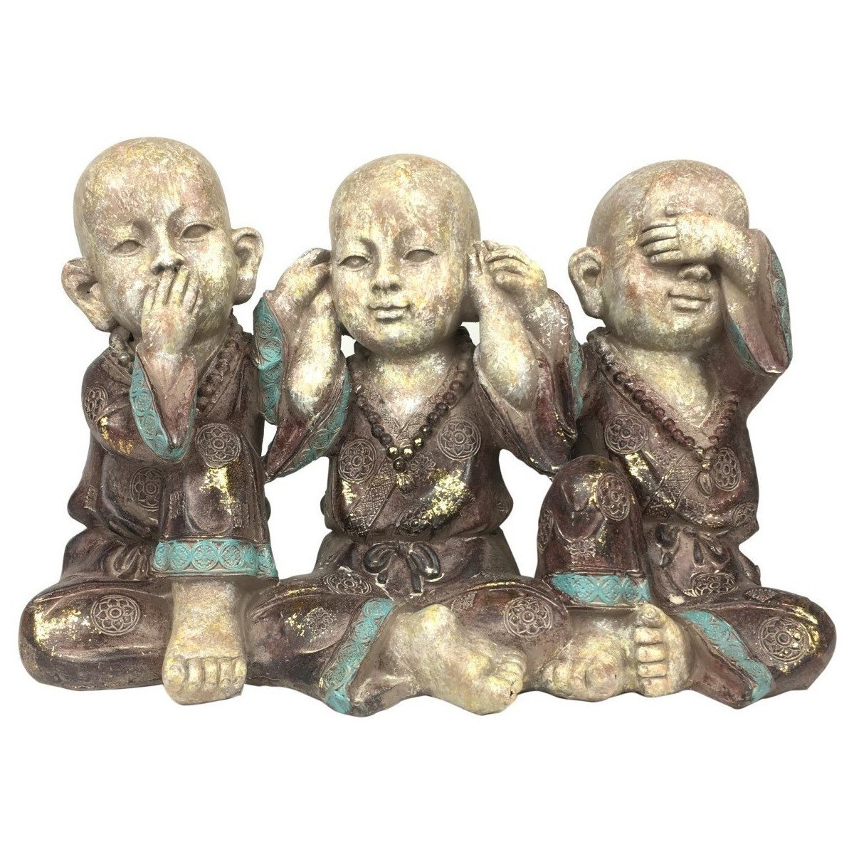 Signes Grimalt  Obrázek Buddhas 3 Jednotky  Šedá