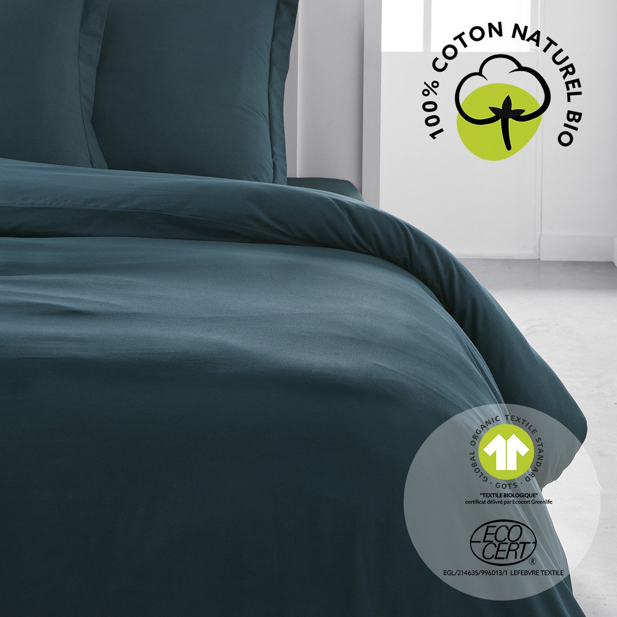 Today  HC 220/240 Coton TODAY Organic Paon  Modrá