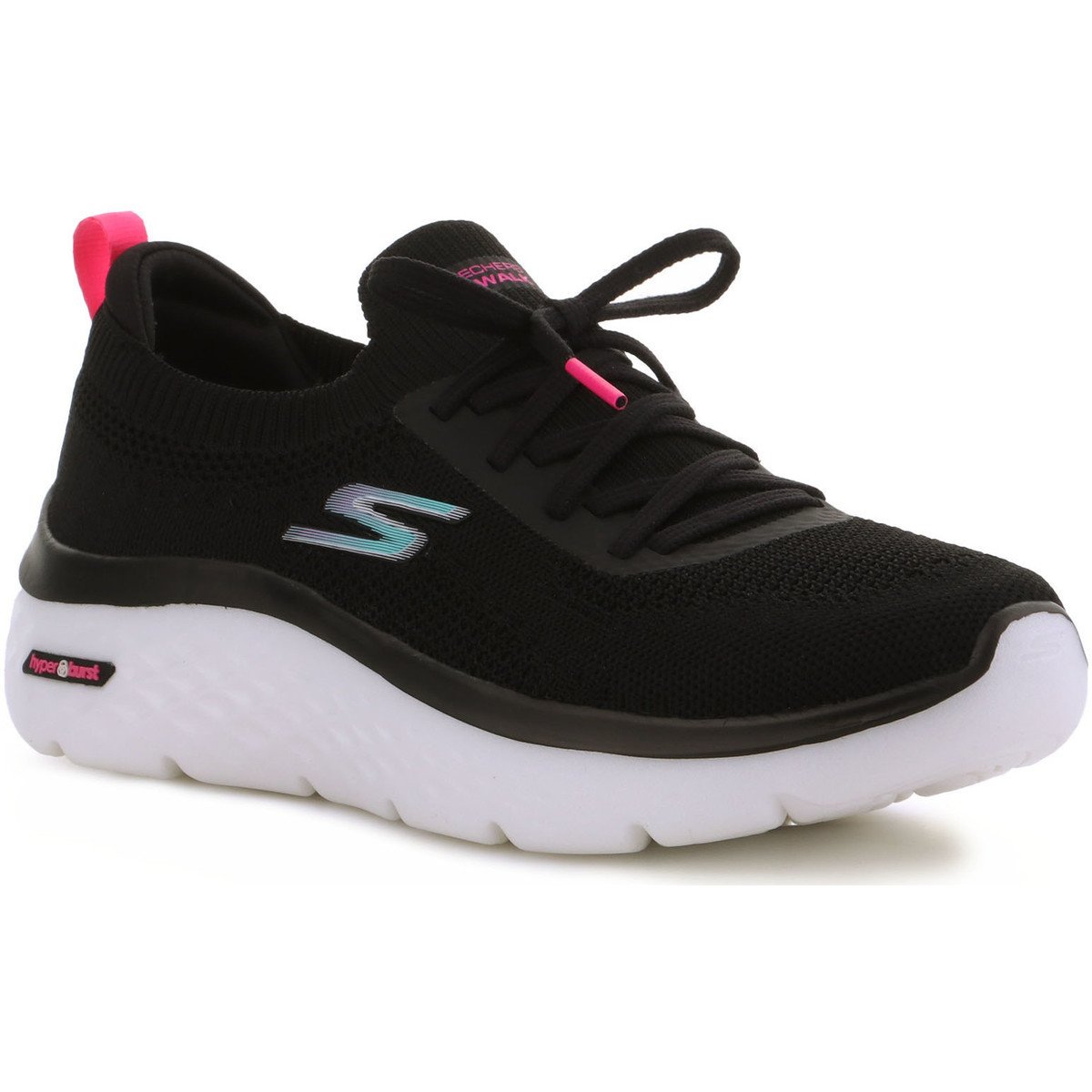 Skechers  Hyper Burst GoWalk Sneakers 124585-BKMT  Černá