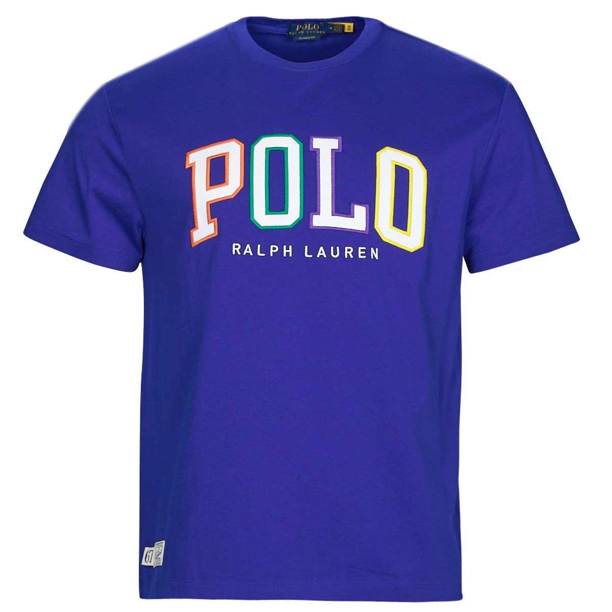Polo Ralph Lauren  SSCNCLSM1-SHORT SLEEVE-T-SHIRT  Modrá