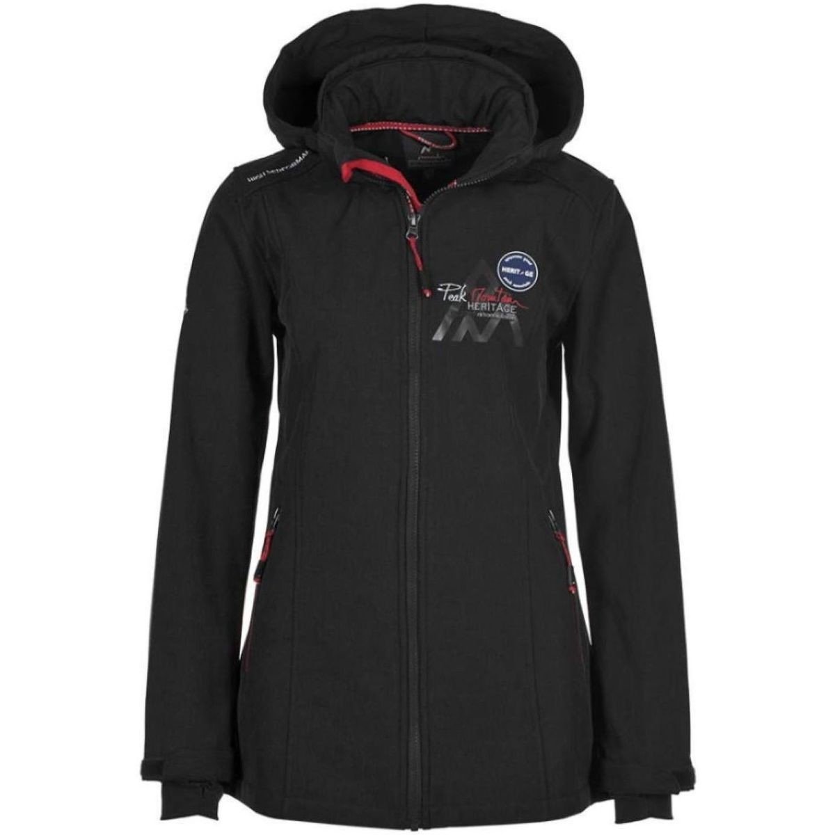 Peak Mountain  Blouson softshell femme AMONT  Černá