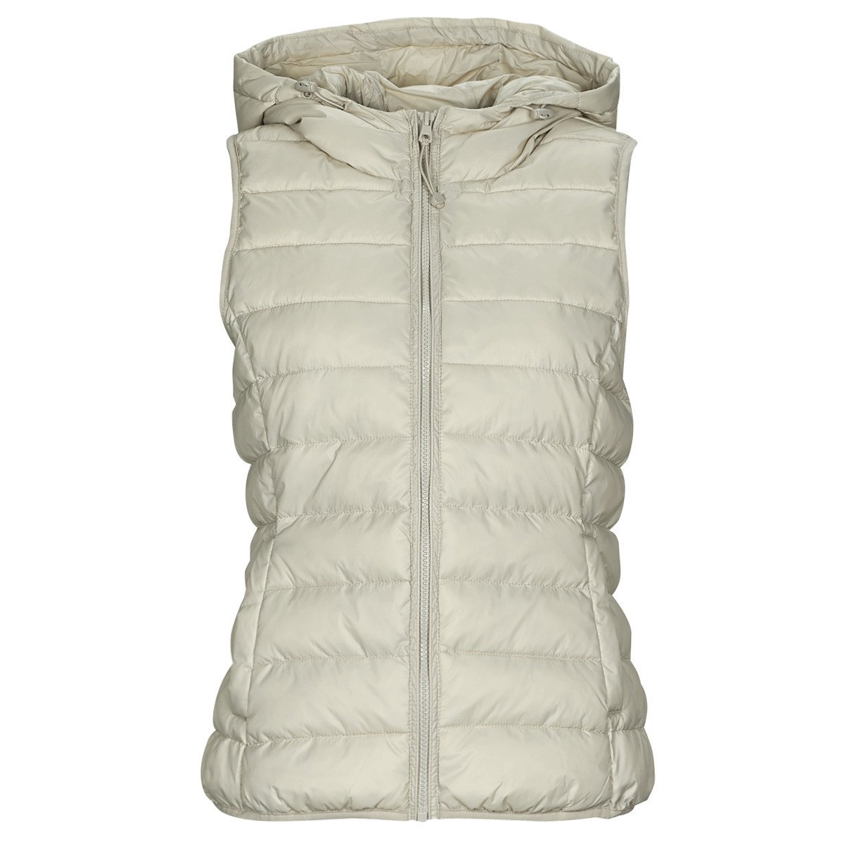 Only  ONLNEWTAHOE HOOD WAISTCOAT  Bílá