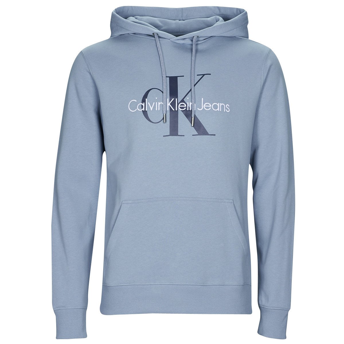 Calvin Klein Jeans  MONOLOGO REGULAR HOODIE  Modrá