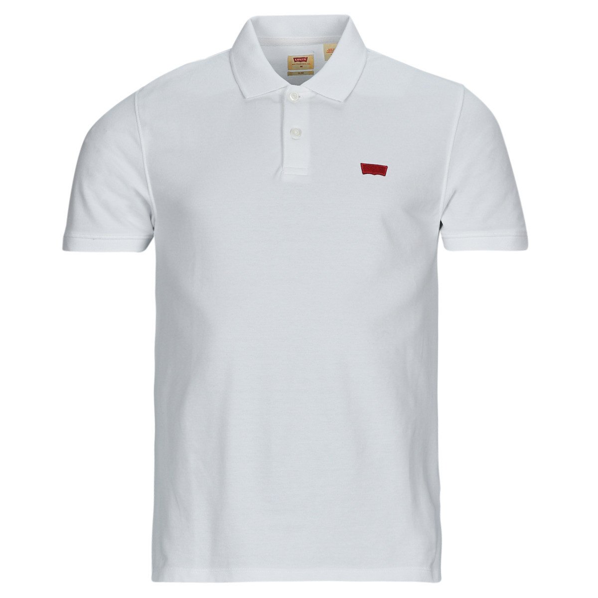 Levis  SLIM HOUSEMARK POLO  Bílá