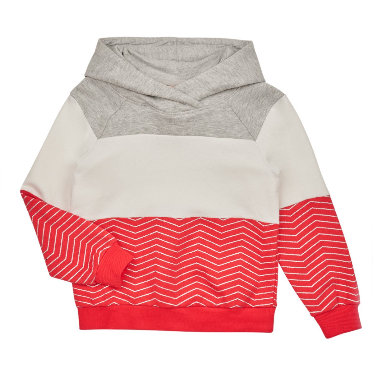 Only  KOGMADDIE L/S BLOCK HOODIE CS SWT  Růžová