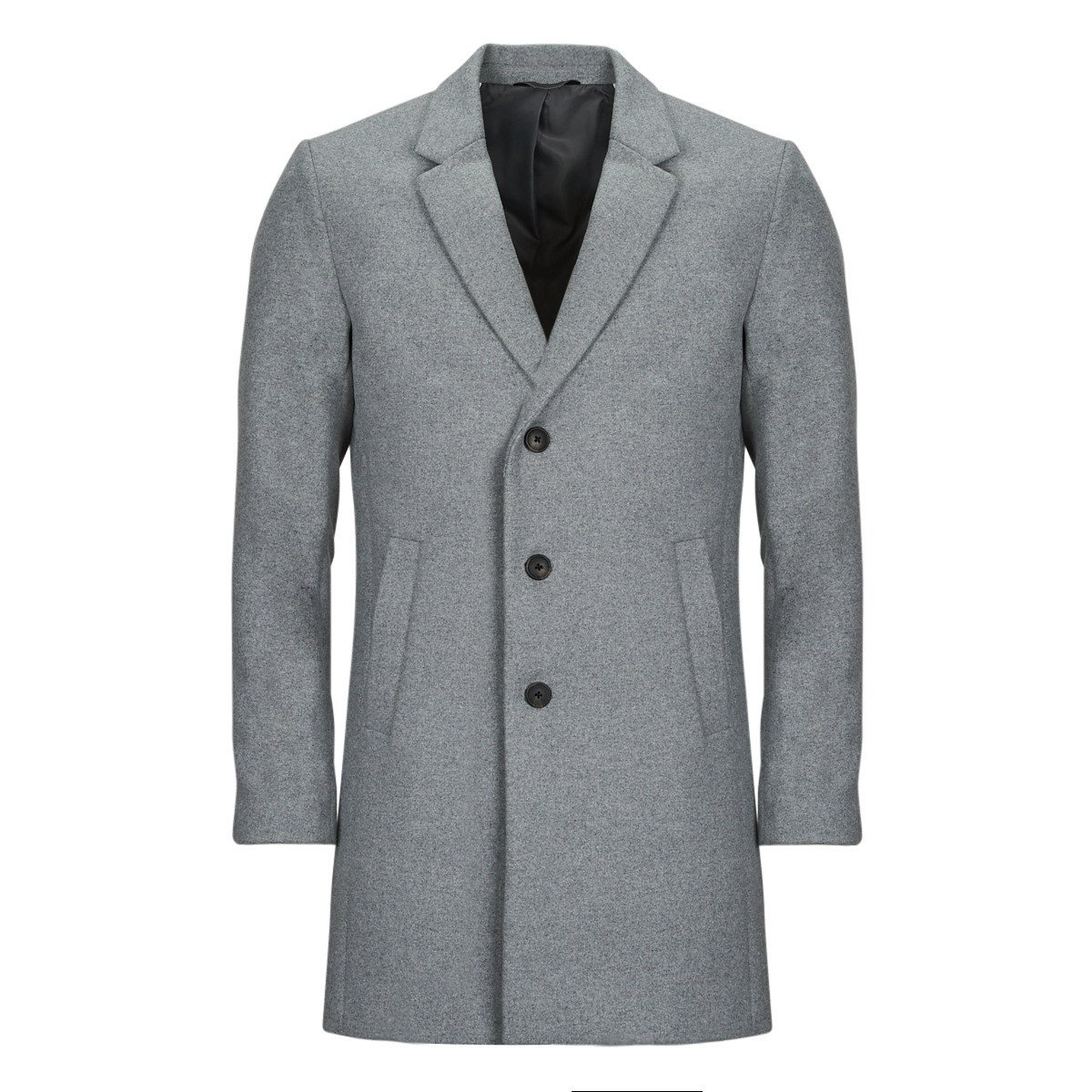 Jack & Jones  JJEMORRISON WOOL COAT SN  Šedá