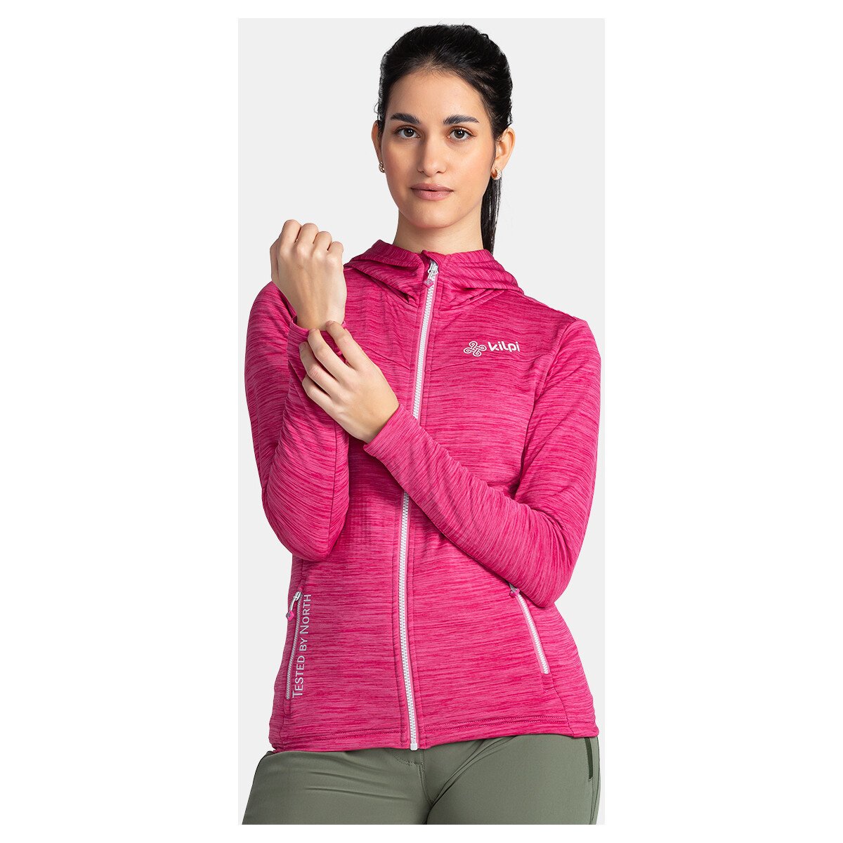 Kilpi  Dámská technická mikina  SEVEEN-W  Růžová