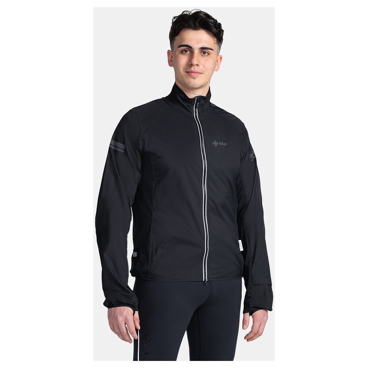Kilpi  Pánská lehká běžecká bunda  TIRANO-M  Černá