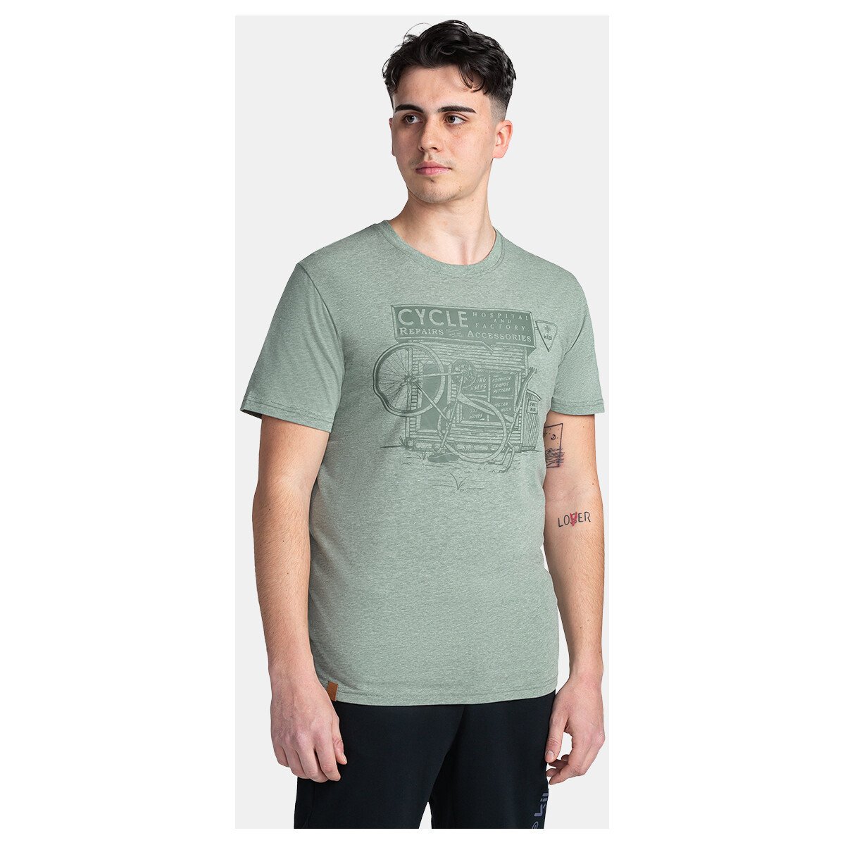 Kilpi  Pánské bavlněné triko  PORTELA-M  Zelená