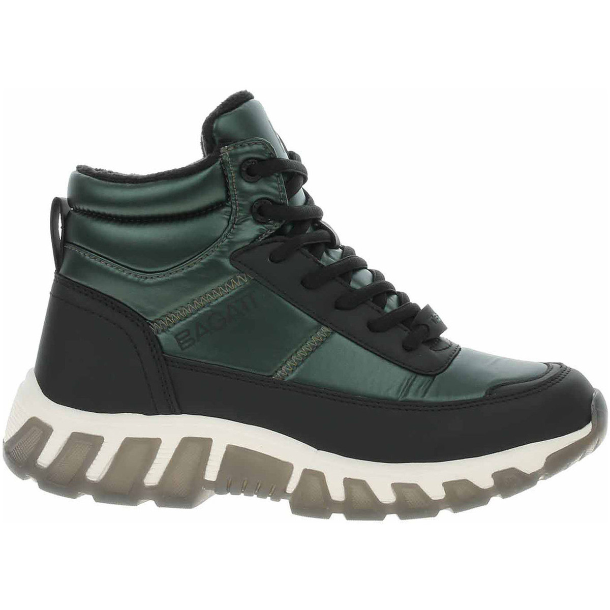 Bagatt  Dámská kotníková obuv  D31-AGN30-5969 black-dark green  Zelená