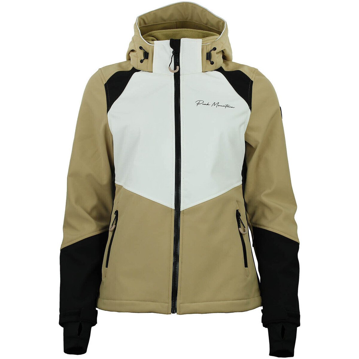 Peak Mountain  Blouson softshell femme AMETIS  Zlatá