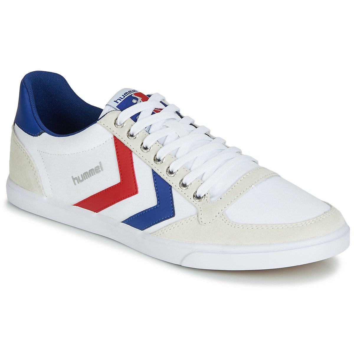 hummel  TEN STAR LOW CANVAS  Bílá