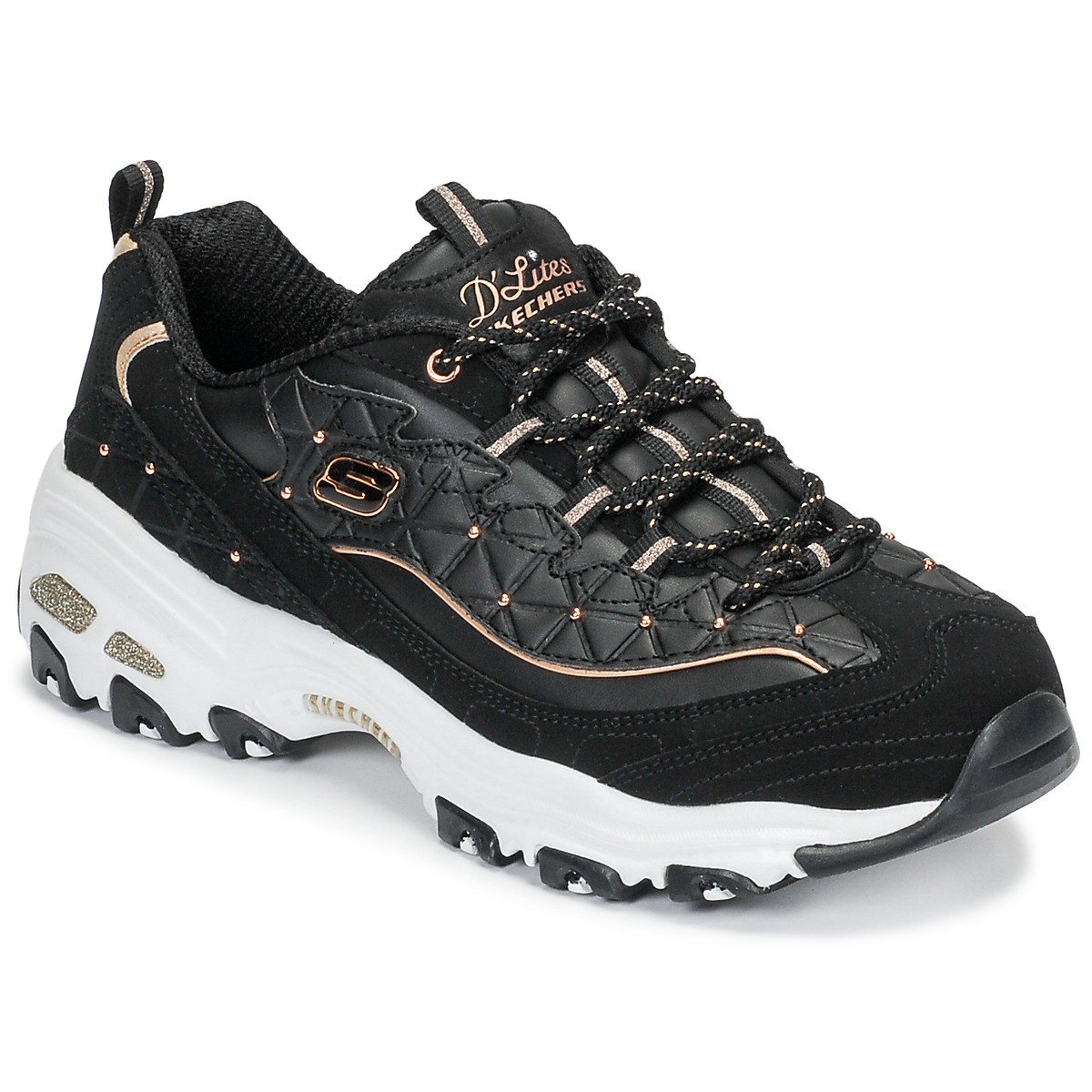 Skechers  D'LITES GLAMOUR FEELS  Černá