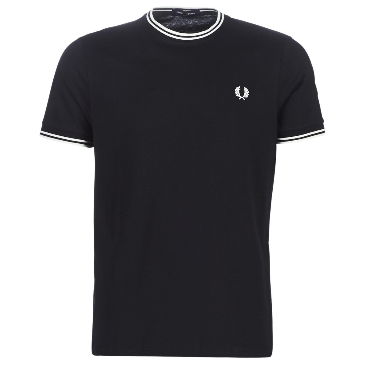 Fred Perry  TWIN TIPPED T-SHIRT  Černá