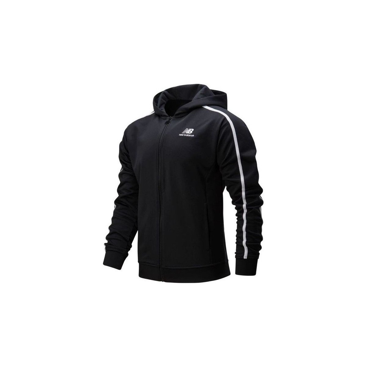 New Balance  ATHLETICS TRACK HOODIE  Černá