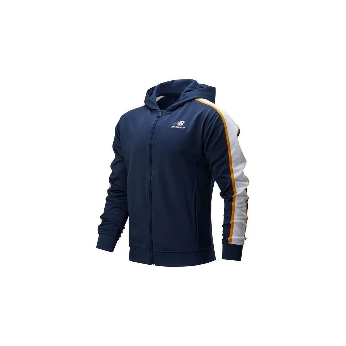 New Balance  ATHLETICS TRACK HOODIE  Modrá