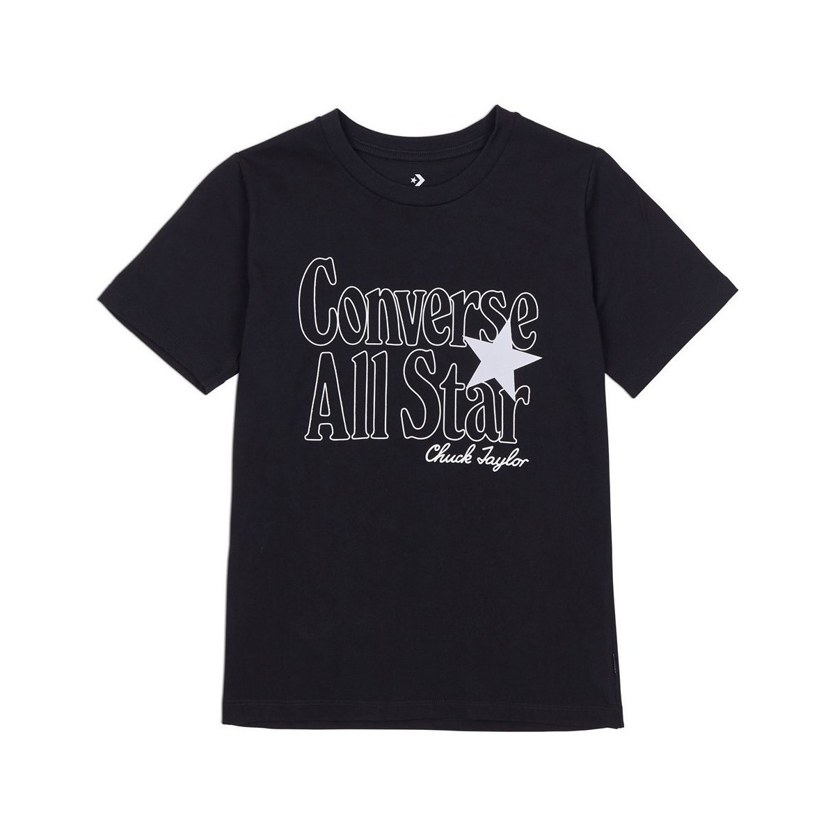 Converse  A Star Graphic Tee  Černá