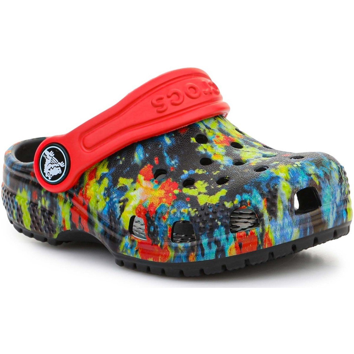 Crocs  Classic Tie Dye Graphic Kids Clog T 206994-4SW  ruznobarevne