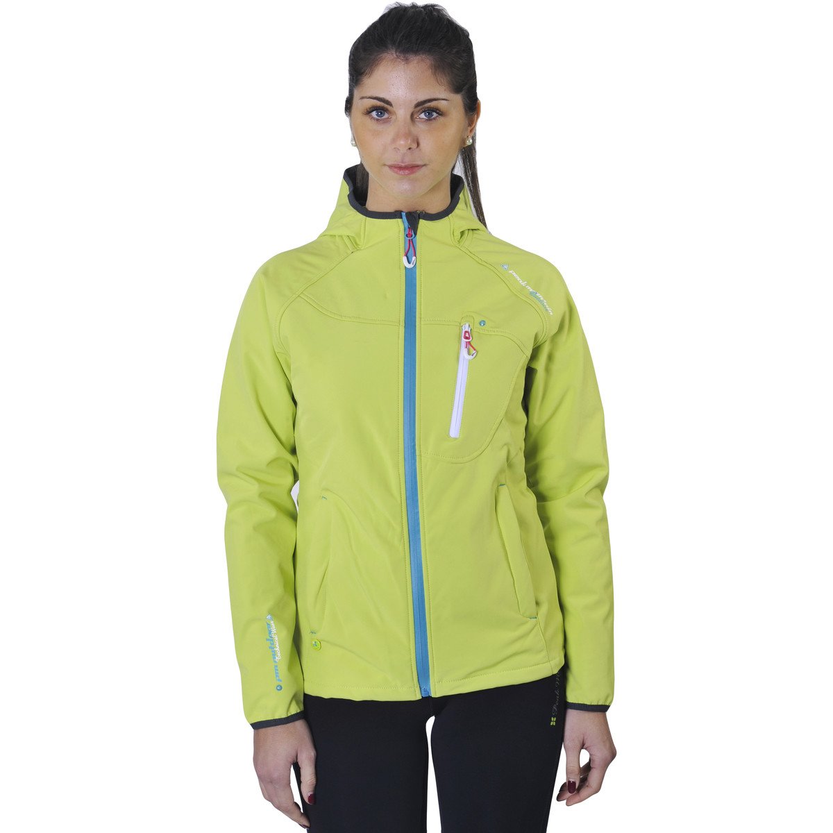 Peak Mountain  Blouson softshell femme ANSO  Zelená