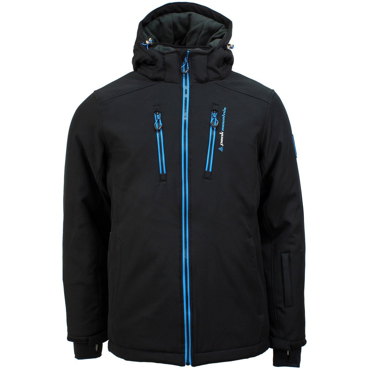 Peak Mountain  Blouson softshell homme CANADI  Černá