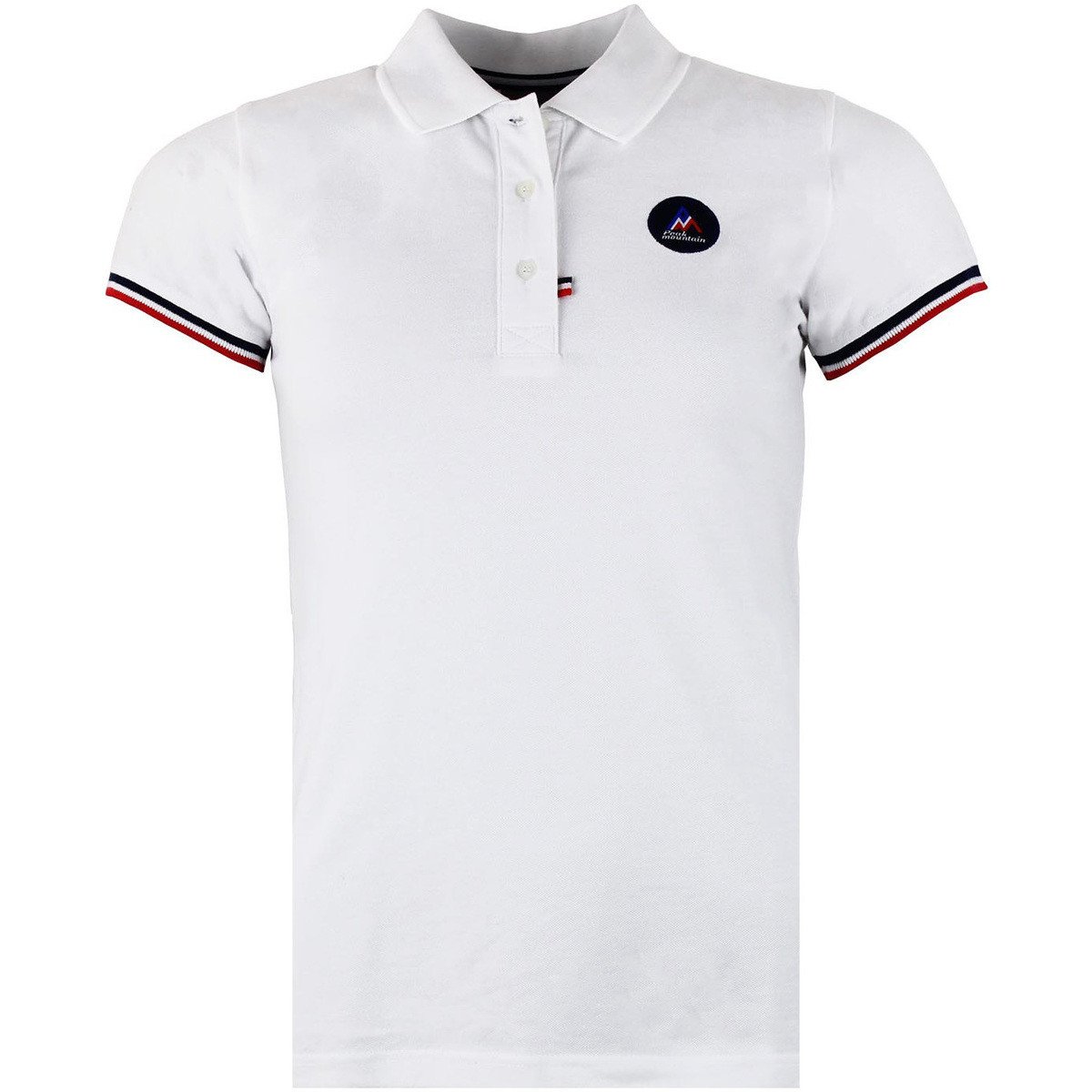 Peak Mountain  Polo manches courtes femme ABECA  Bílá