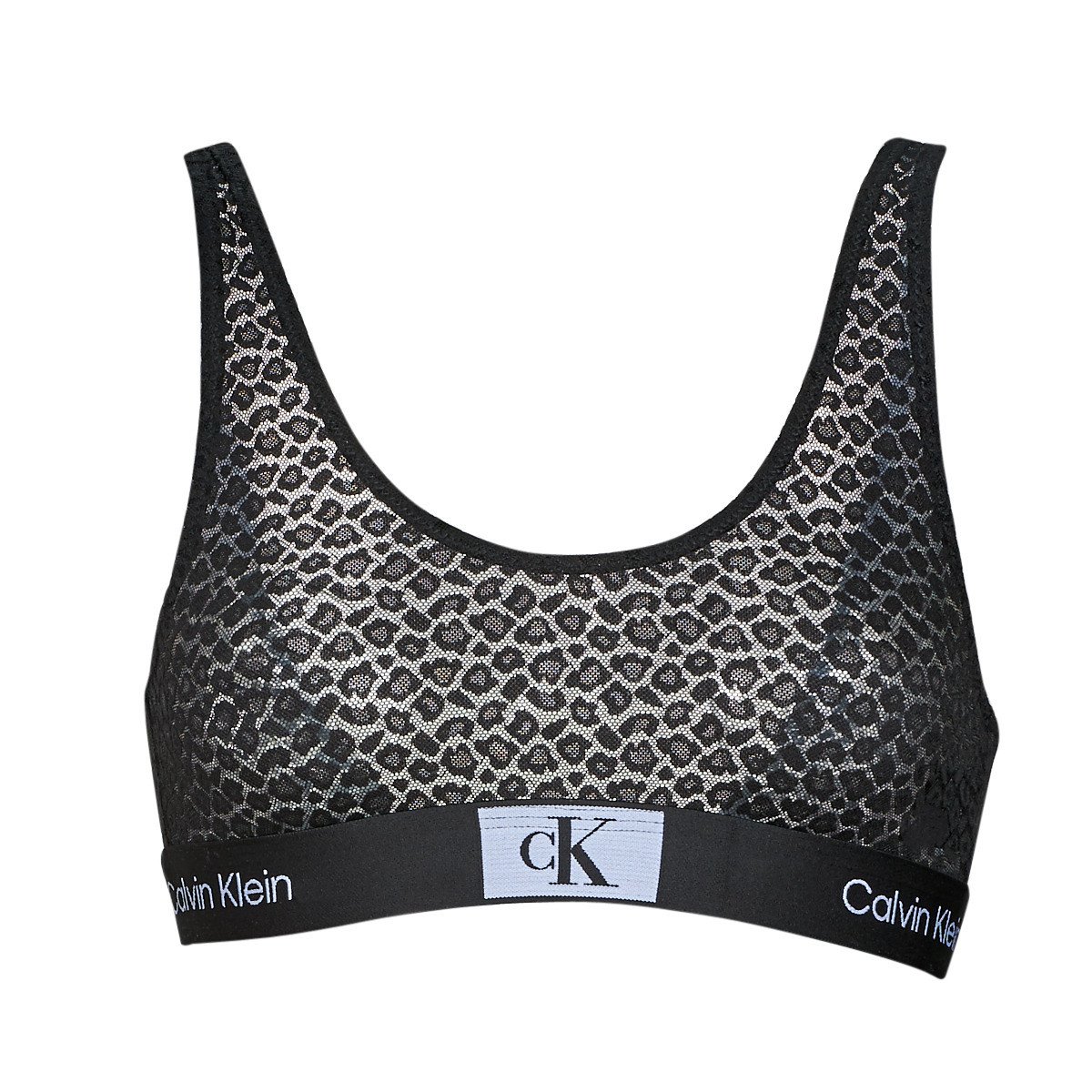 Calvin Klein Jeans  UNLINED BRALETTE  Černá