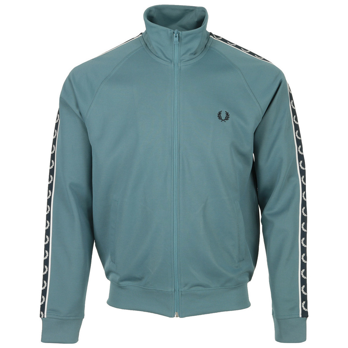 Fred Perry  Contrast Tape Track Jacket  Modrá