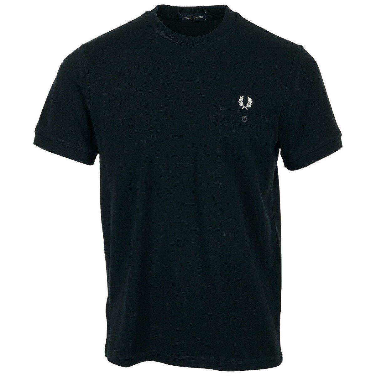 Fred Perry  Pocket Detail Pique Shirt  Modrá