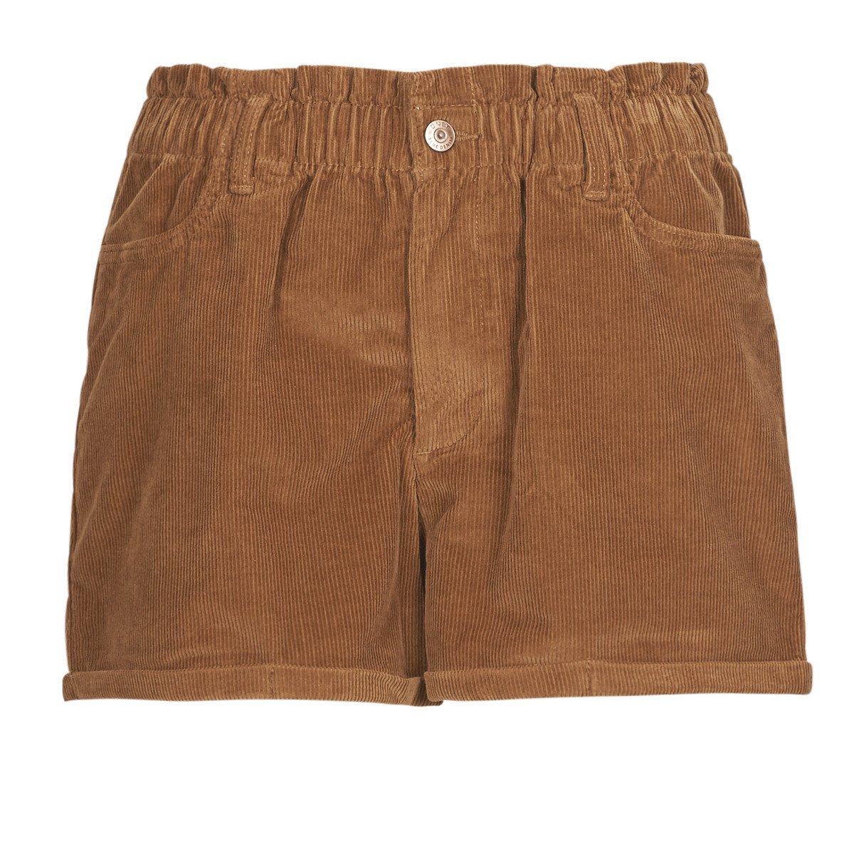 Only  ONLCUBA-FLORA HW PB CORD SHORTS PNT  Hnědá