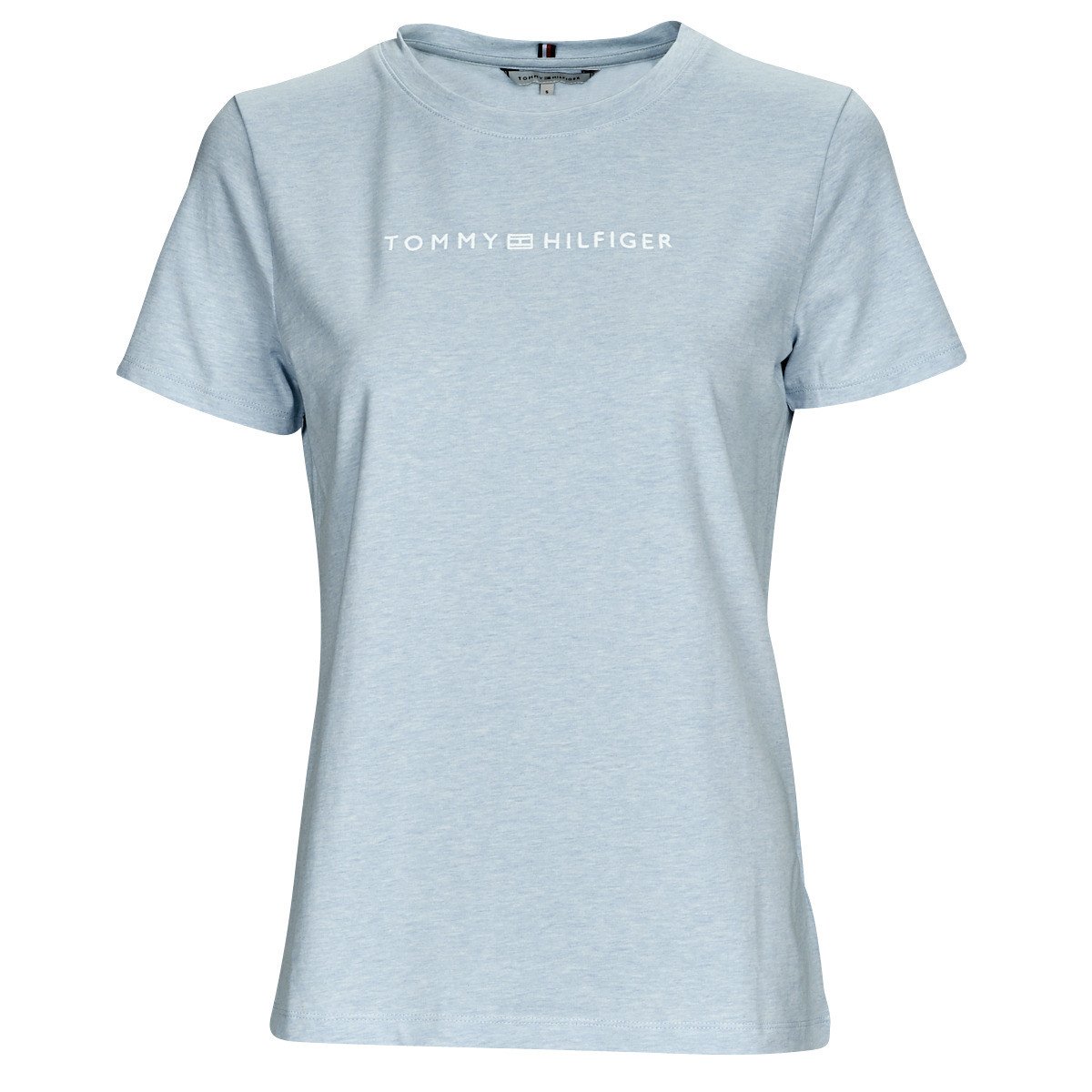 Tommy Hilfiger  REG FROSTED CORP LOGO C-NK SS  Modrá