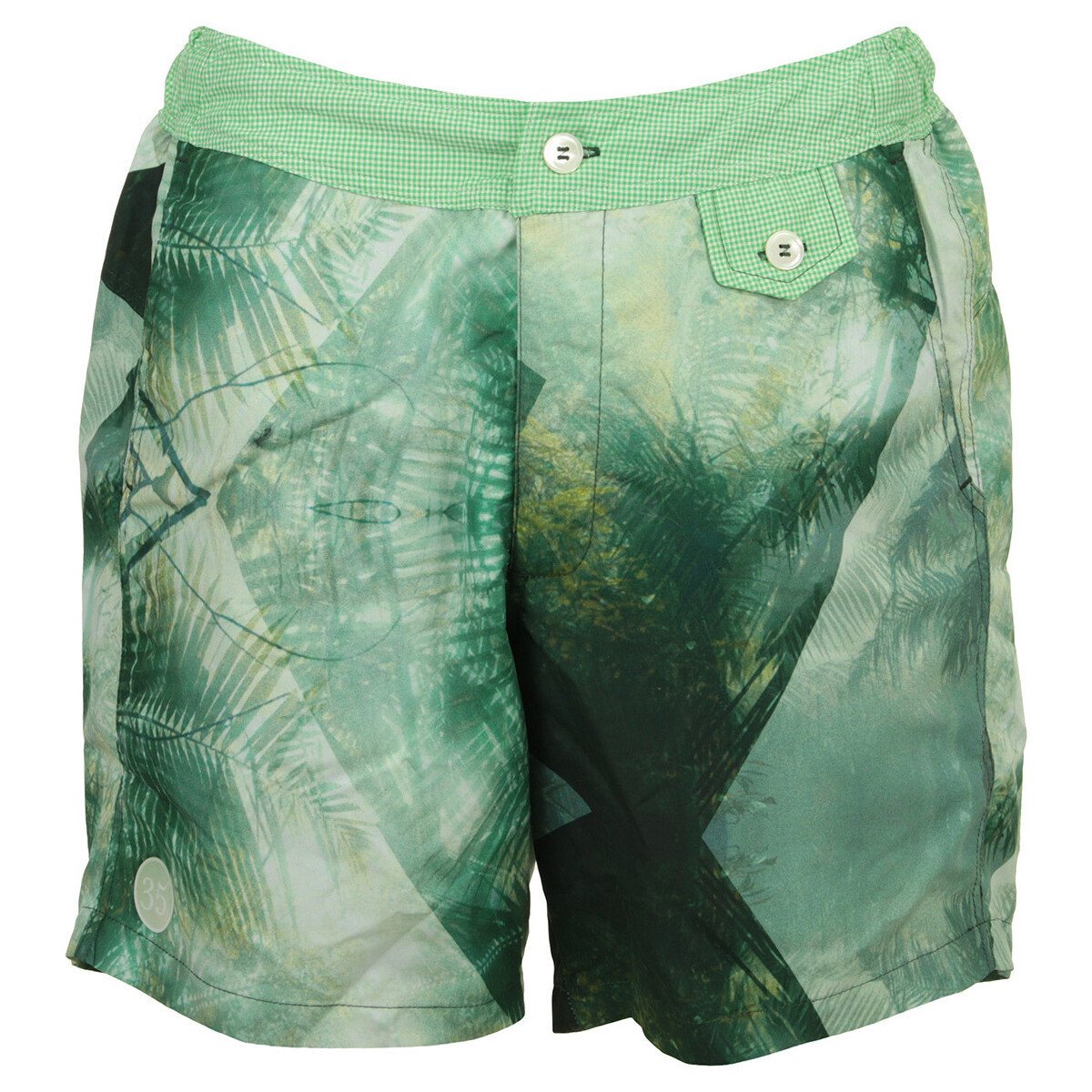 Trente-Cinq°  Short Relax  Zelená