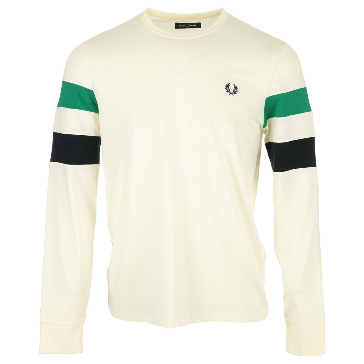 Fred Perry  Panelled Sleeve Ls