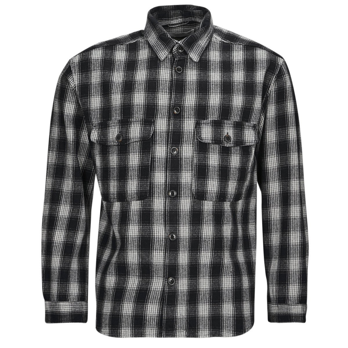 Selected  SLHLOOSEMASON-FLANNEL OVERSHIRT NOOS  Tmavě modrá