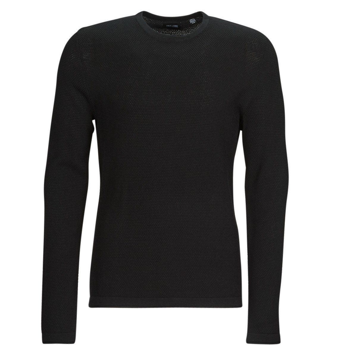 Only & Sons   ONSPANTER REG 12 STRUC CREW KNIT NOOS KNIT NOOS  Černá