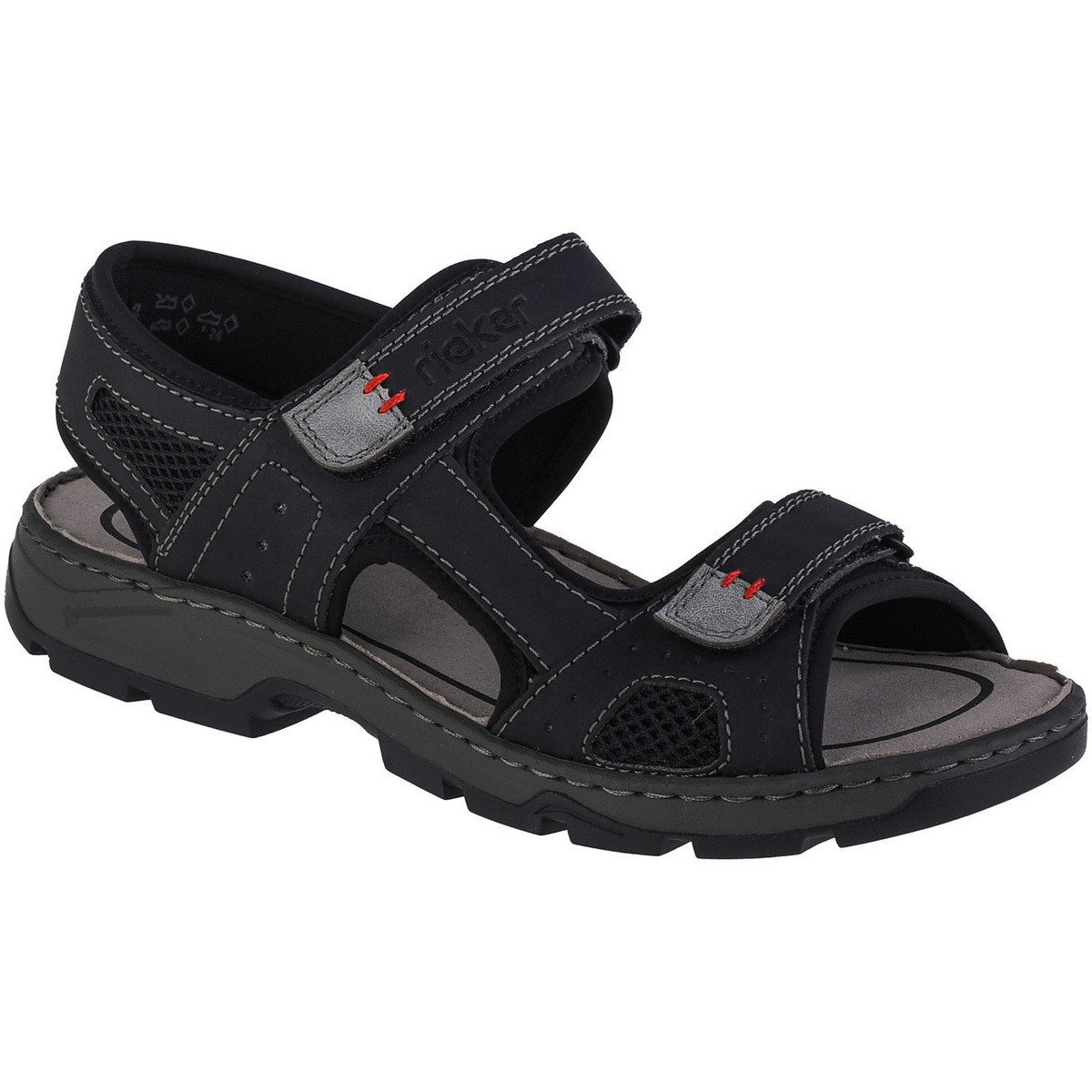 Rieker  Sandals  Černá