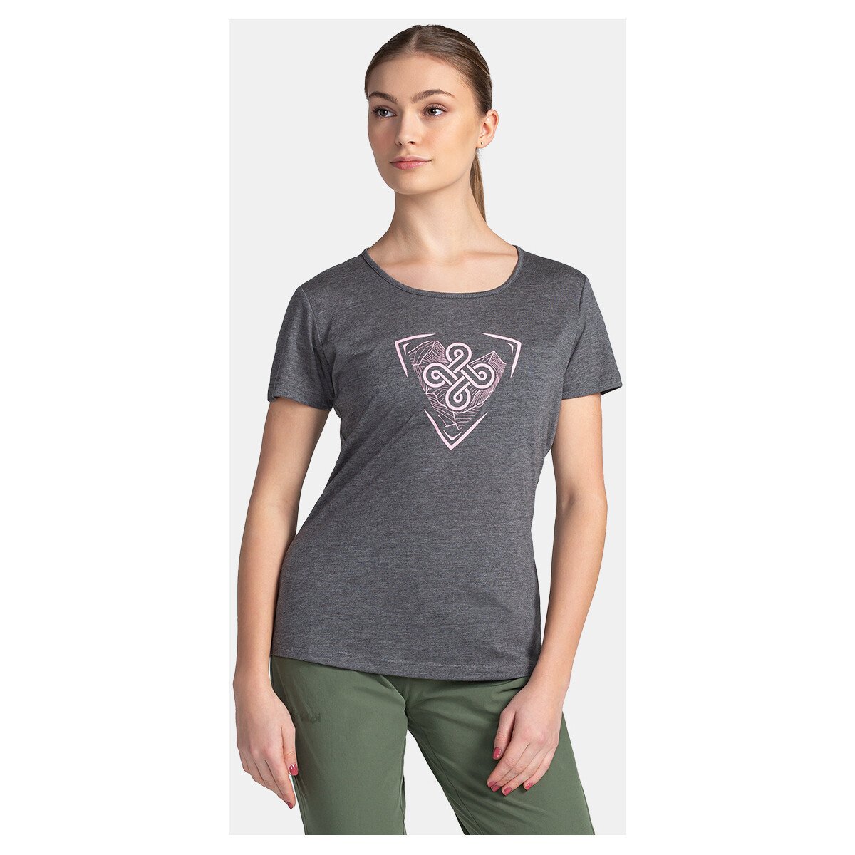 Kilpi  Dámské technické triko  GAROVE-M  Šedá