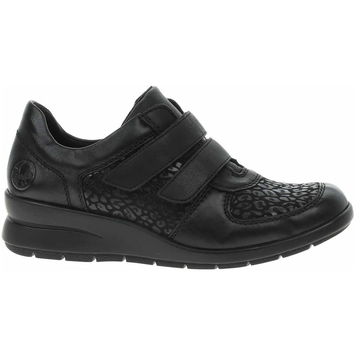 Rieker  Dámské polobotky  L4868-00 schwarz  Černá